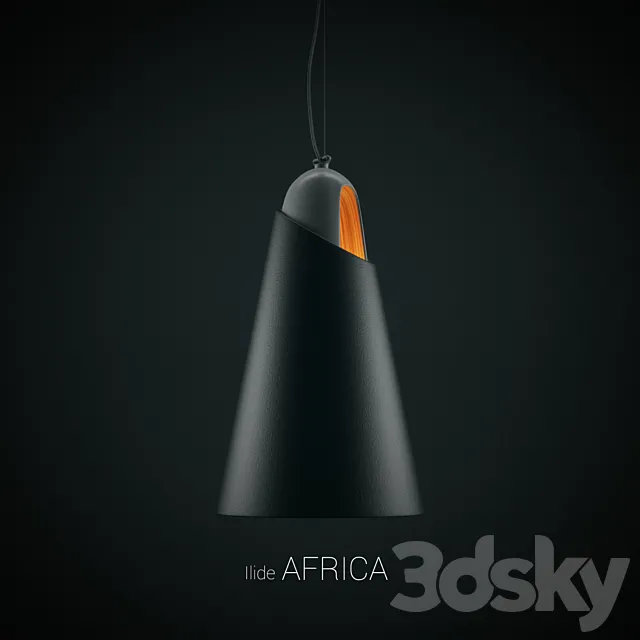 Hanging lamp Ilide AFRICA 3DModel