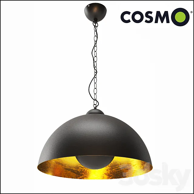 Hanging lamp Industrial Dome 3DModel Hanging lamp Industrial Dome 3DModel