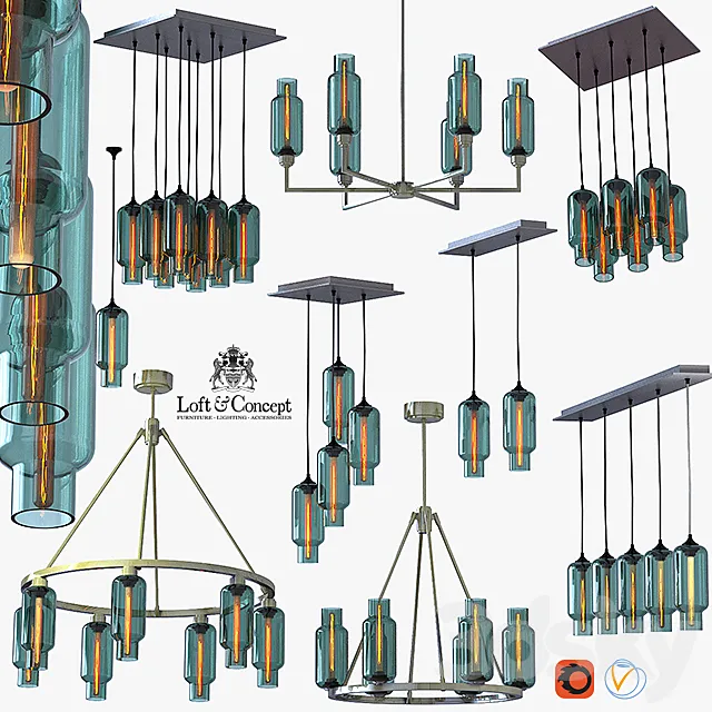 HANGING LAMP JEREMY PYLES JEREMY PHAROS 3DModel HANGING LAMP JEREMY PYLES JEREMY PHAROS 3DModel