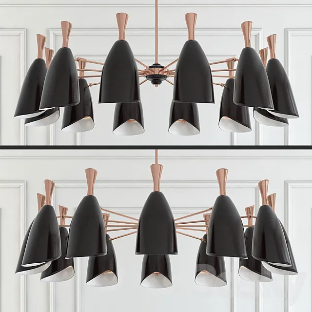 Hanging lamp lamp 12 duke symmetry 3D Model Hanging lamp lamp 12 duke symmetry 3D Model