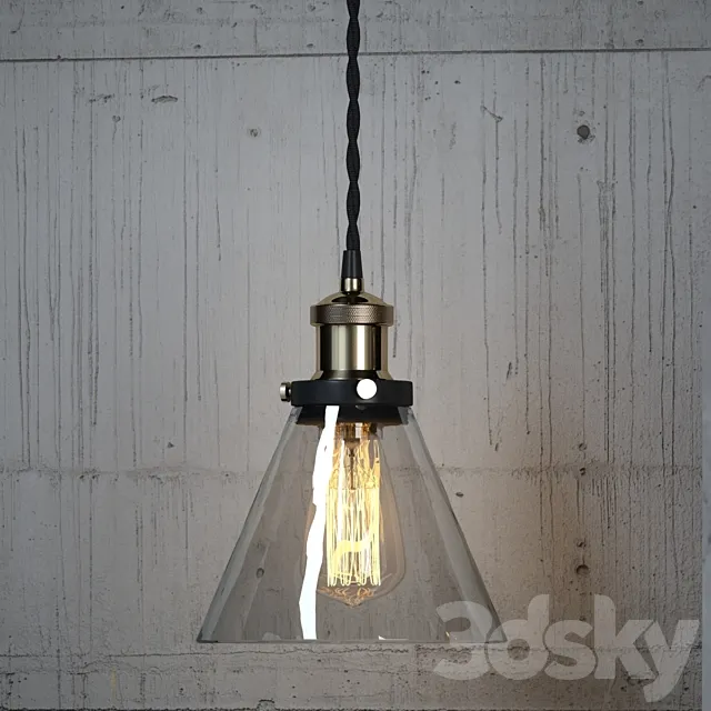 Hanging lamp Loft Designe 3DModel Hanging lamp Loft Designe 3DModel
