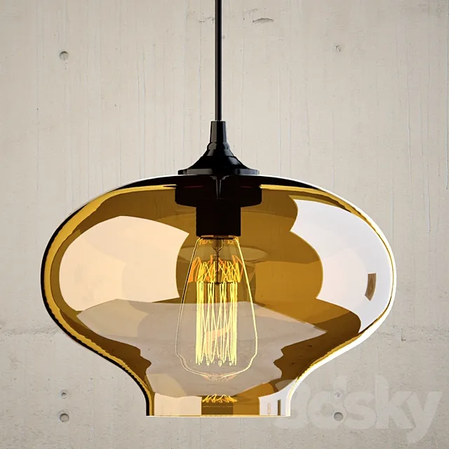 Hanging lamp Loft Designe 3DModel Hanging lamp Loft Designe 3DModel