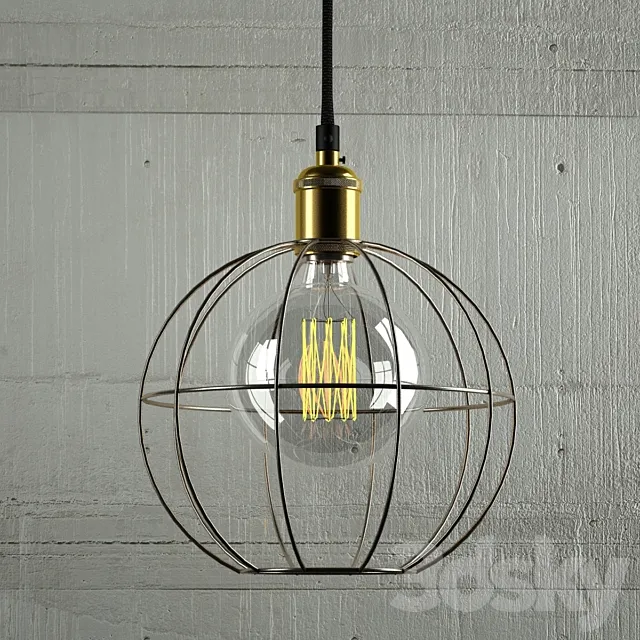 Hanging lamp Loft Designe 3DModel Hanging lamp Loft Designe 3DModel