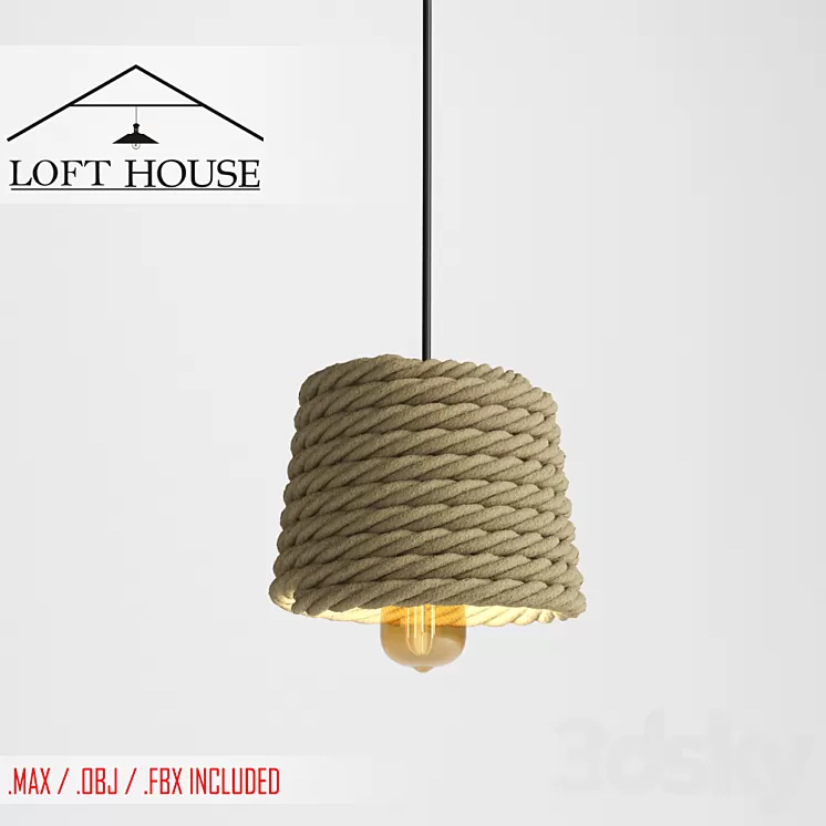 Hanging lamp LOFT HOUSE P-155 3D Model
