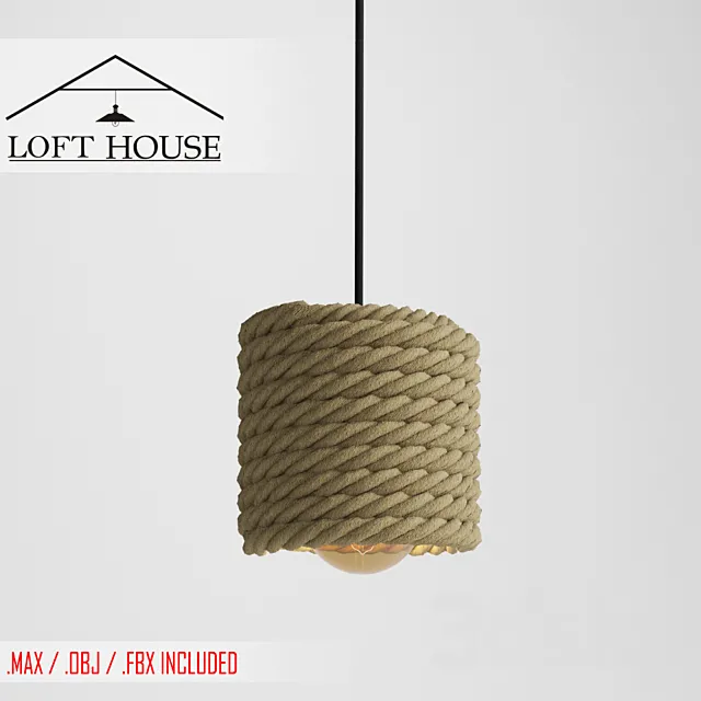 Hanging lamp LOFT HOUSE P-157 3DModel Hanging lamp LOFT HOUSE P-157 3DModel