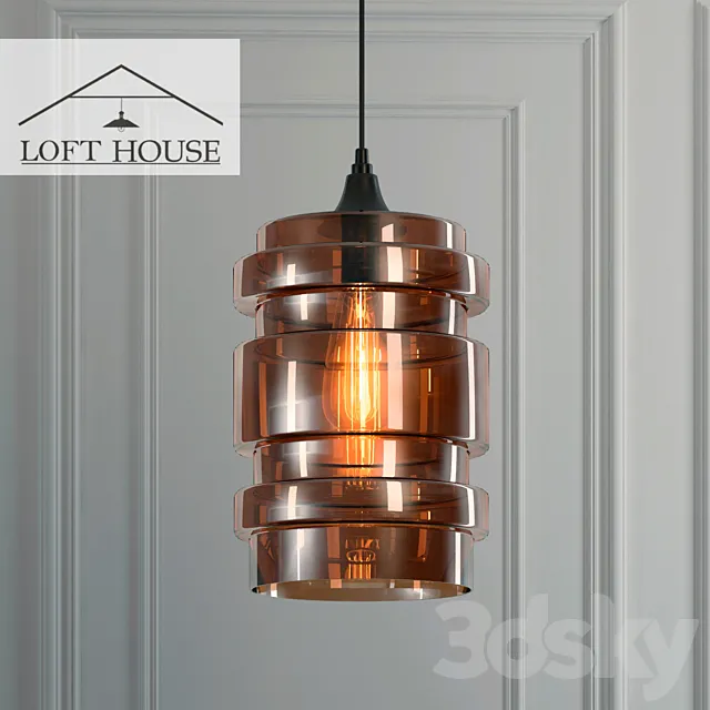 Hanging lamp LOFT HOUSE P-159 3D Model Hanging lamp LOFT HOUSE P-159 3D Model