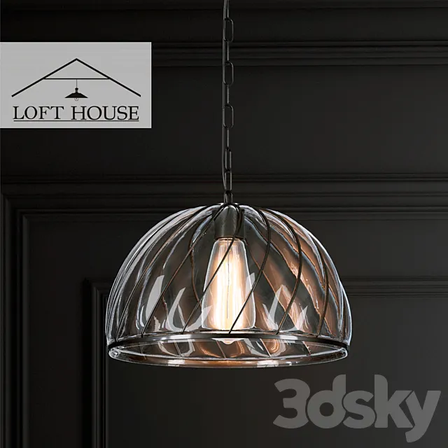 Hanging lamp LOFT HOUSE P-165 3D Model Hanging lamp LOFT HOUSE P-165 3D Model