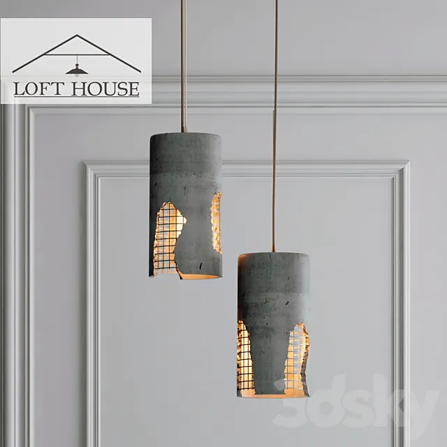 Hanging lamp LOFT HOUSE P-185 3DModel Hanging lamp LOFT HOUSE P-185 3DModel