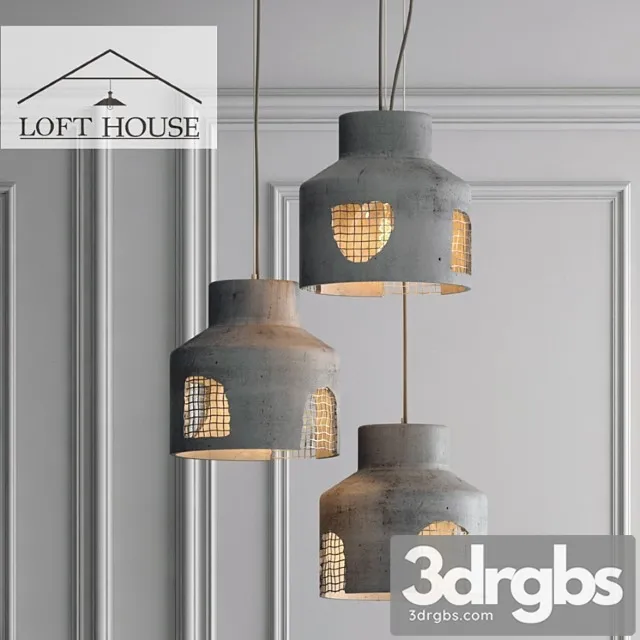 Hanging Lamp Loft House P 186 3D Model Download