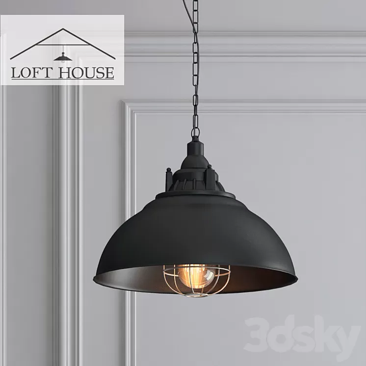 Hanging lamp LOFT HOUSE P-188 3D Model Hanging lamp LOFT HOUSE P-188 3D Model