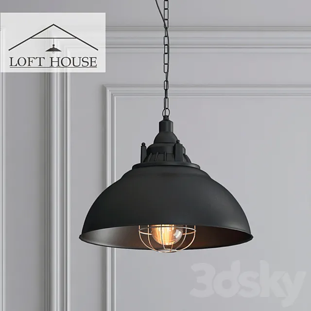 Hanging lamp LOFT HOUSE P-188 3DModel Hanging lamp LOFT HOUSE P-188 3DModel
