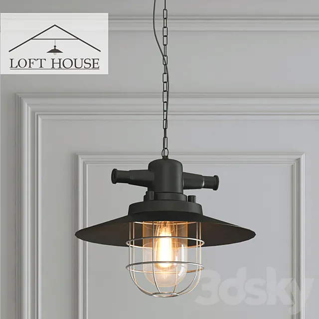 Hanging lamp LOFT HOUSE P-189 3D Model Hanging lamp LOFT HOUSE P-189 3D Model
