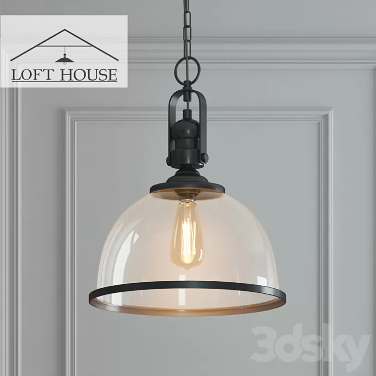 Hanging lamp LOFT HOUSE P-190 3D Model Hanging lamp LOFT HOUSE P-190 3D Model