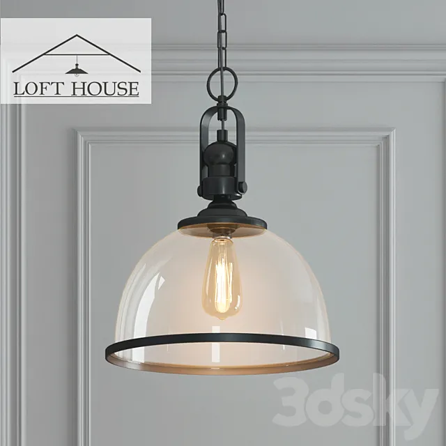 Hanging lamp LOFT HOUSE P-190 3DModel Hanging lamp LOFT HOUSE P-190 3DModel