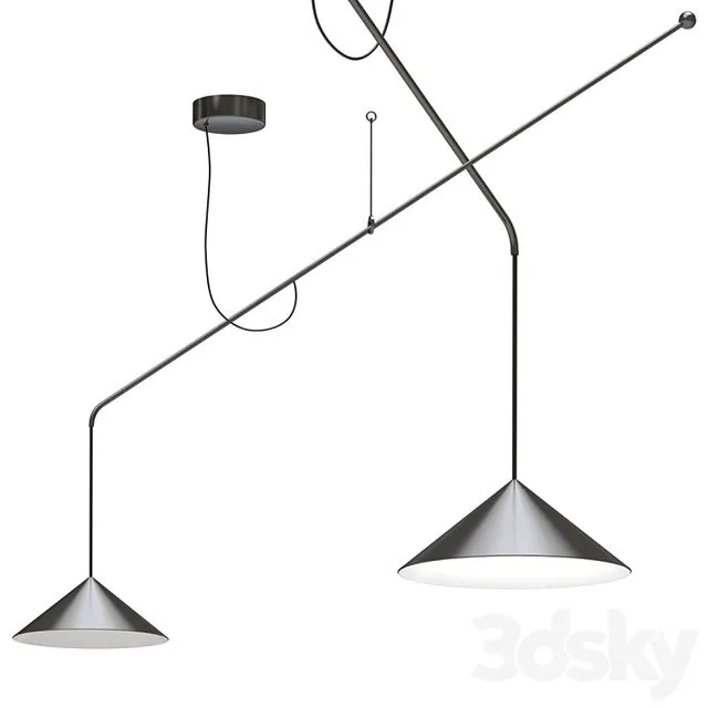 Hanging Lamp Martinelli Luce Vela 3D Model Hanging Lamp Martinelli Luce Vela 3D Model