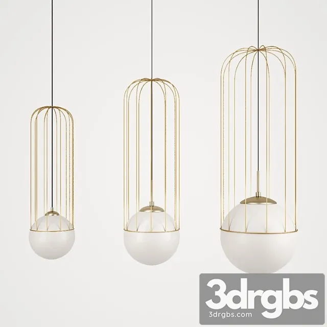 Hanging lamp maytoni telford 3D Model Download