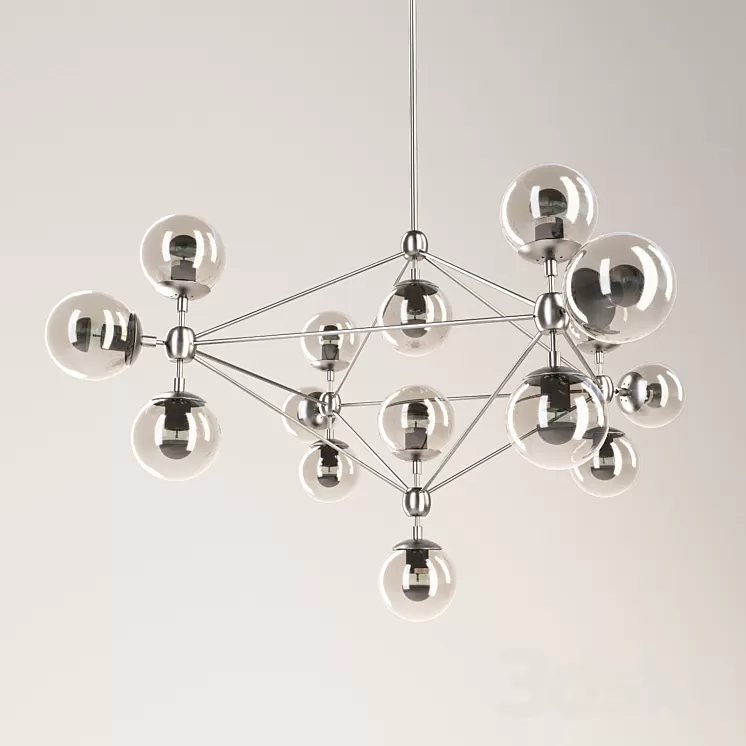 Hanging lamp Modo Chandelier 3D Model Hanging lamp Modo Chandelier 3D Model