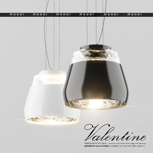 Hanging lamp MOOOI Valentine 3DModel Hanging lamp MOOOI Valentine 3DModel