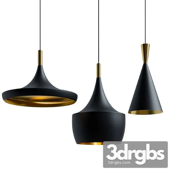Hanging lamp set 3D Model Download