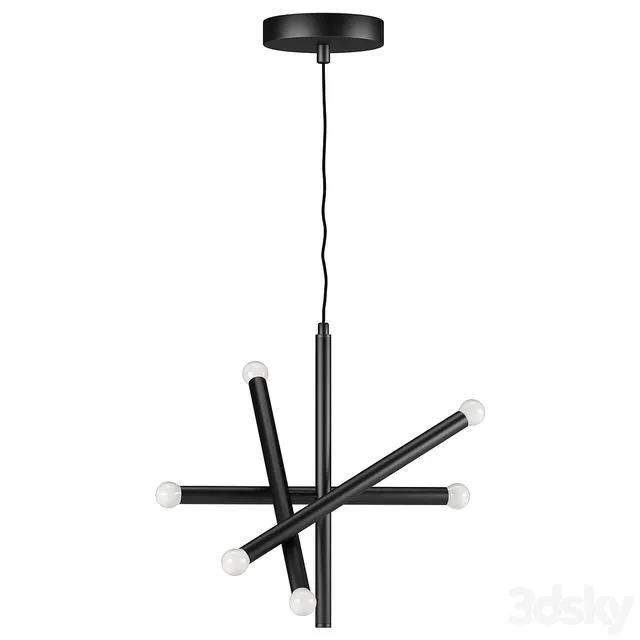 Hanging lamp Sticks 3D Model Hanging lamp Sticks 3D Model