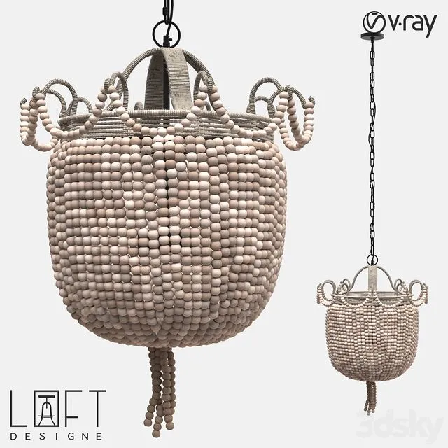Hanging light LoftDesigne 10312 3D Model