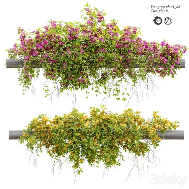 Hanging Plant 23 3D Model Hanging Plant 23 3D Model