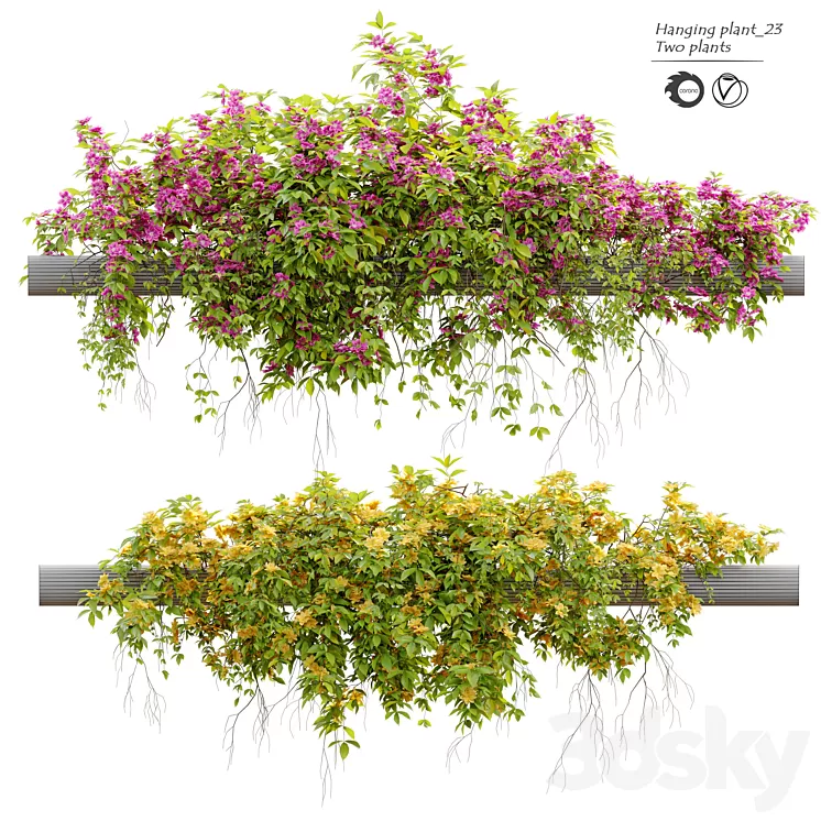 Hanging Plant 23 3D Model Hanging Plant 23 3D Model