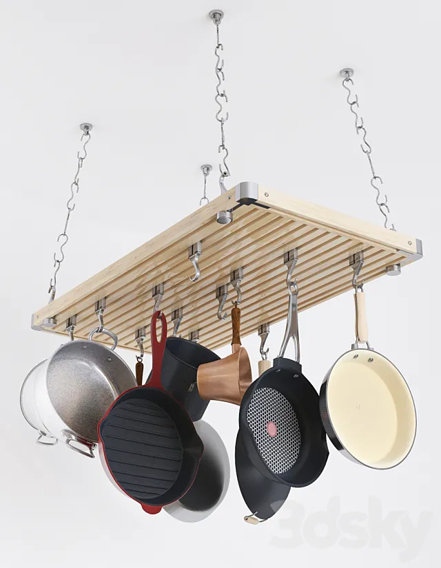 Hanging rails on the island 3DModel