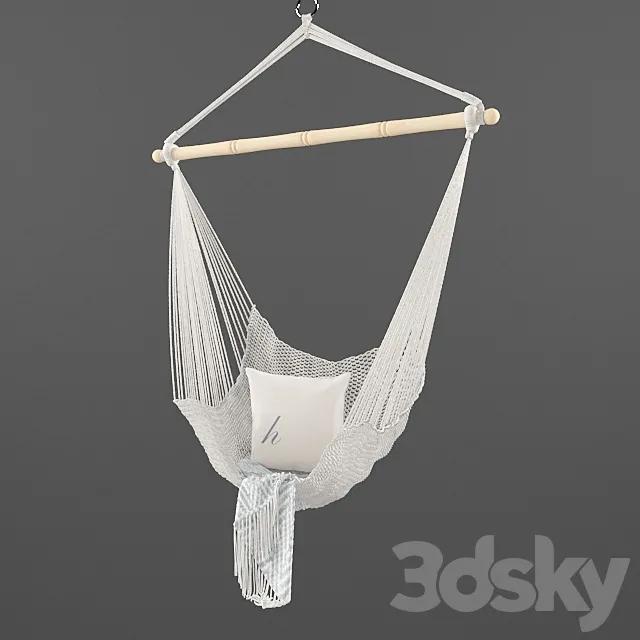 Hanging swing 3D Model Hanging swing 3D Model