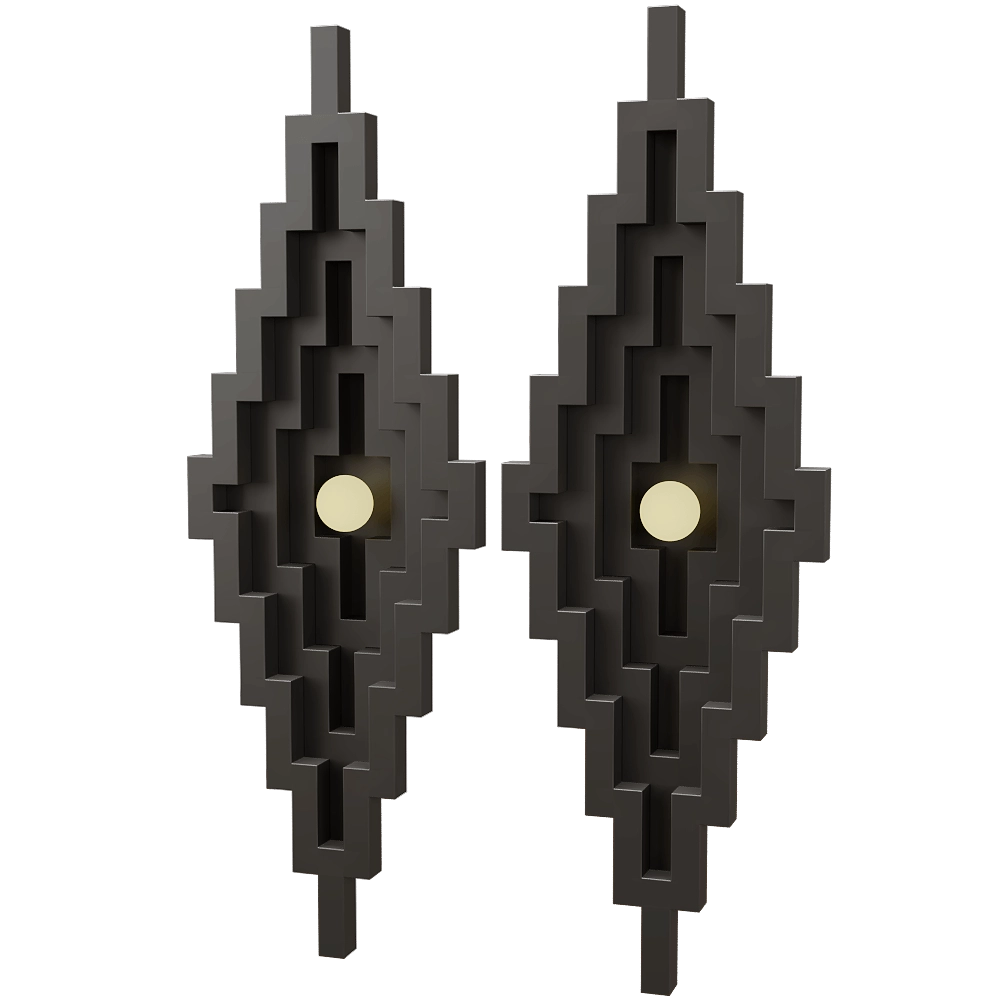 HANI – Wall lamp AZTEC 3D Model HANI – Wall lamp AZTEC 3D Model