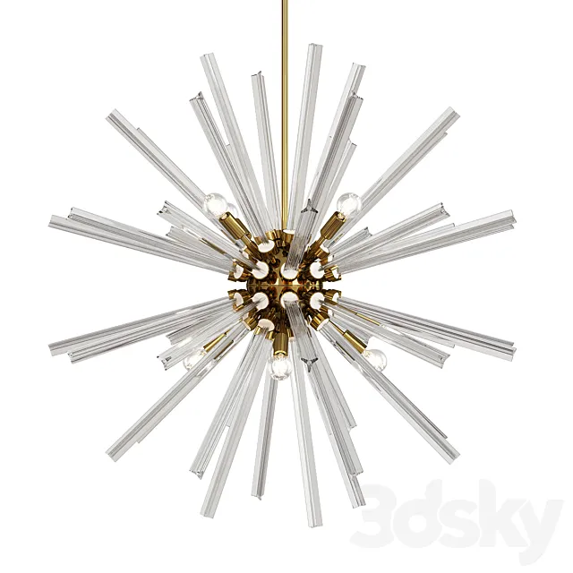 Hanley large chandelier 3D Model