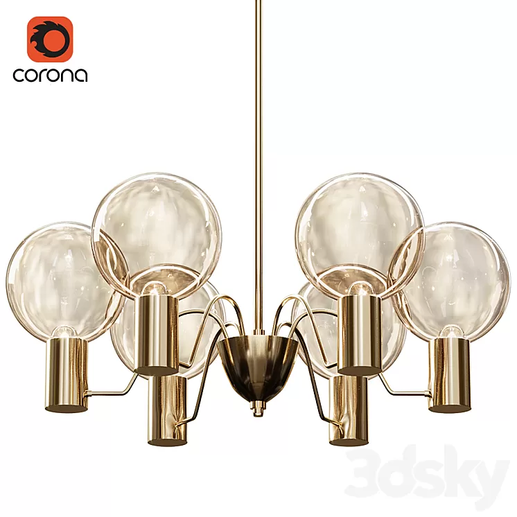 HANS-AGNE JAKOBSSON CEILING LAMP 3D Model