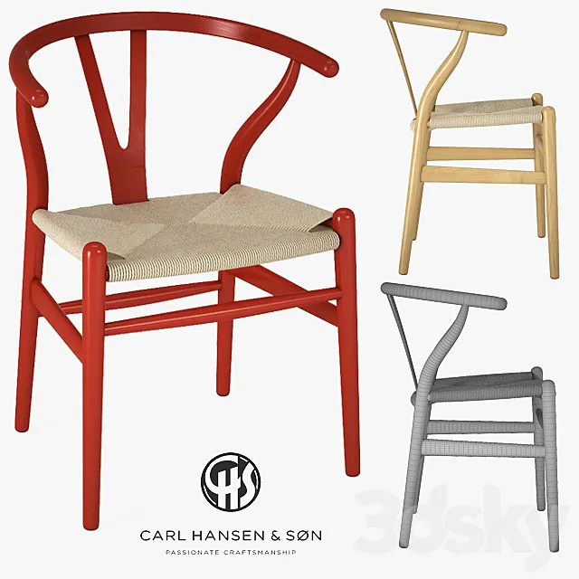 Hans J. Wegner – Wishbone Chair 3DModel