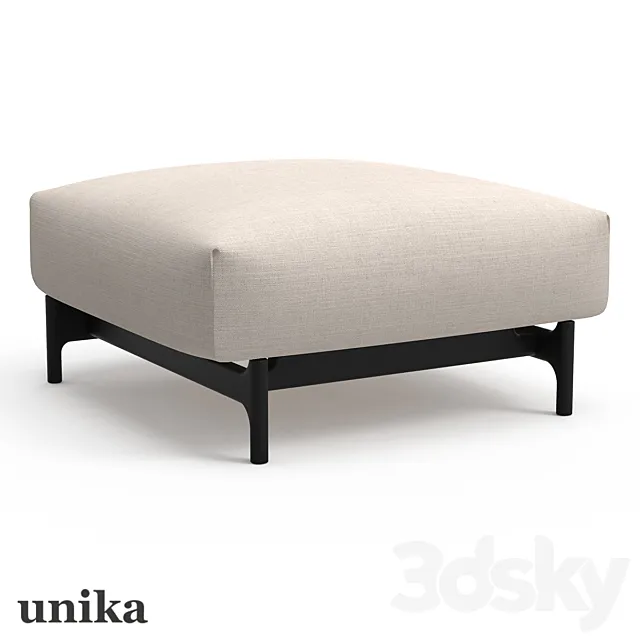 Hans pouf 3D Model Hans pouf 3D Model