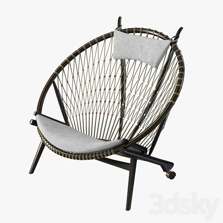 Hans wegner circle discount chair