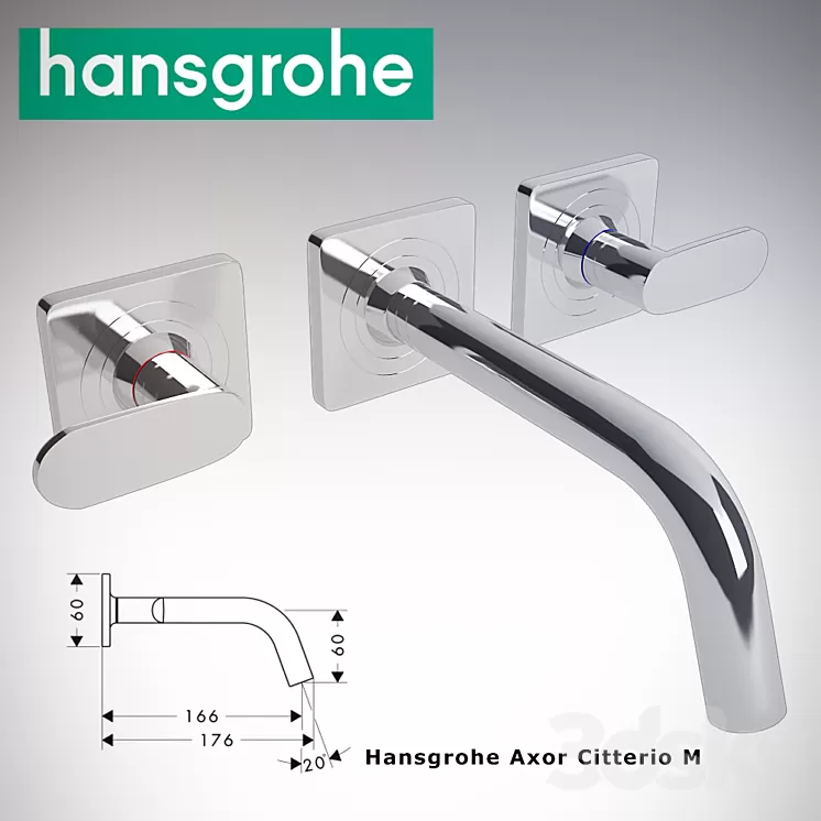 Hansgrohe Axor Citterio M 3D Model