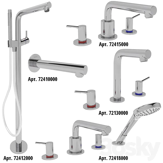 HANSGROHE Bath Faucet Collection | Talis S set 2 3D Model