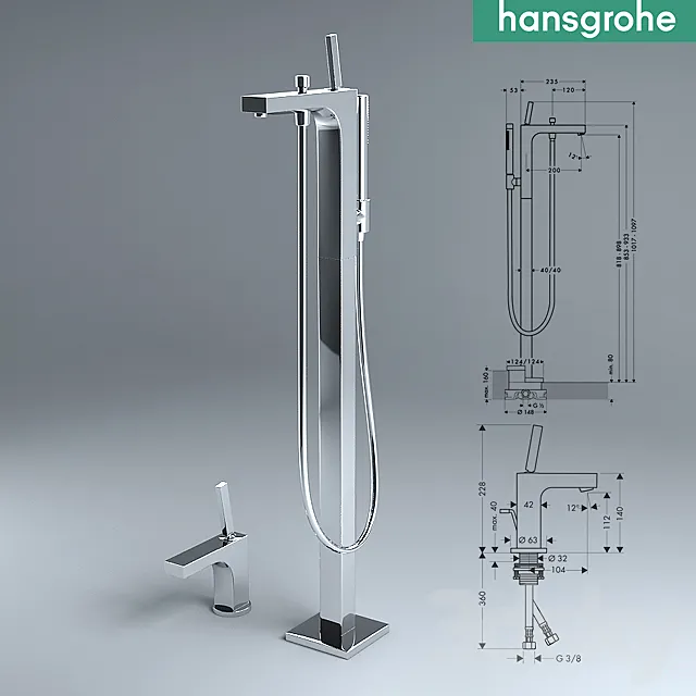 Hansgrohe Citterio 3D Model