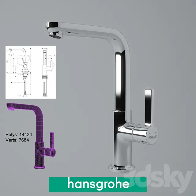 Hansgrohe Metris S 7 3DModel