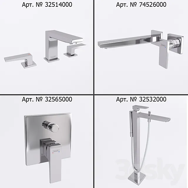 Hansgrohe Metropol SET 1 3D Model