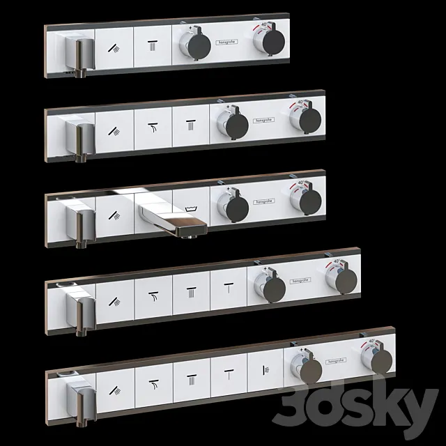 Hansgrohe RainSelect Thermostat 3D Model