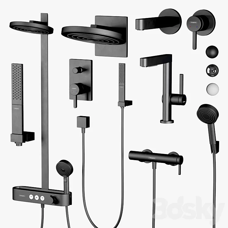 HANSGROHE Set 2 | Finoris | Pulsify | 3D Model