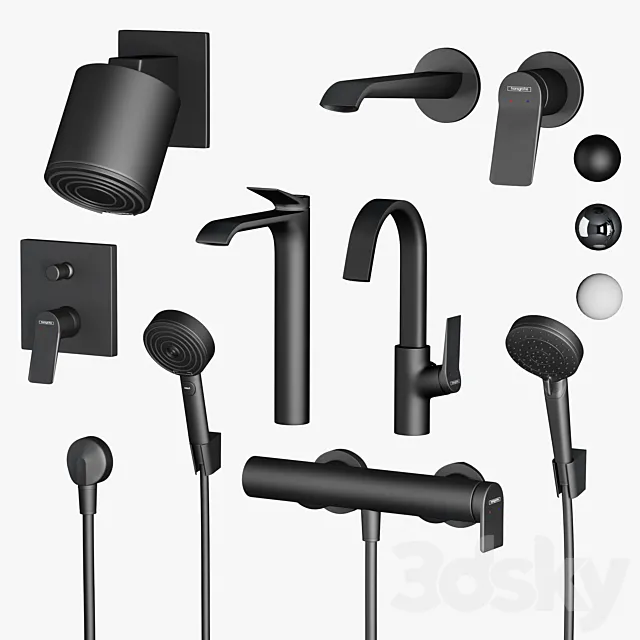 Hansgrohe set 2 | Vivenis | Pulsify | 3D Model