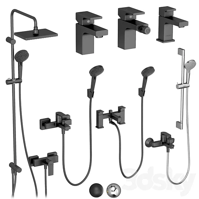 HANSGROHE Set 6 | Vernis | 3DModel