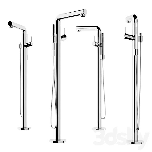 HANSGROHE TALIS S single lever bath mixer 72412000 3D Model