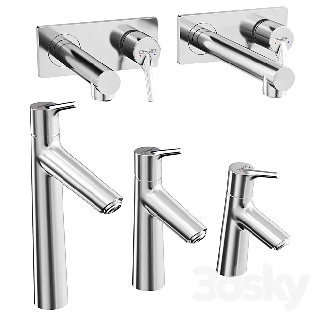 Hansgrohe Talis S washbasin mixers 3DModel