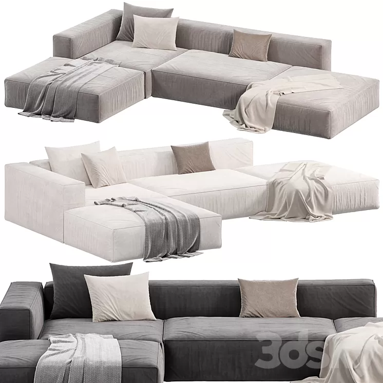 Happy Grafit Loft Sofa Cento sofas 3D Model Free Download Happy Grafit Loft Sofa Cento sofas 3D Model Free Download