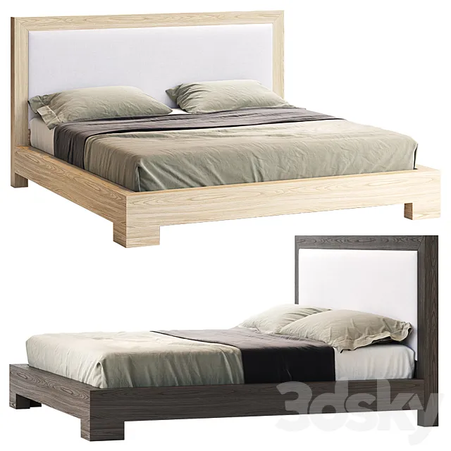 Harbor _ Santa Barbara Eastern King Bed 3D Model Harbor _ Santa Barbara Eastern King Bed 3D Model