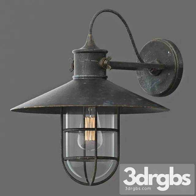Harbor Street Light Old 3D Model Download