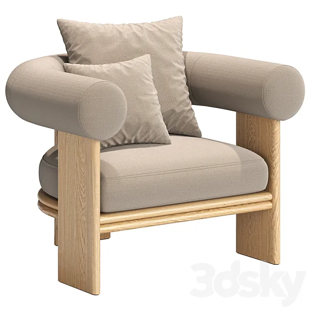 Harbor_Collins Lounge Chair 3D Model Harbor_Collins Lounge Chair 3D Model